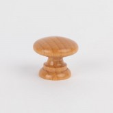 Knob style A 30mm beech lacquered wooden knob